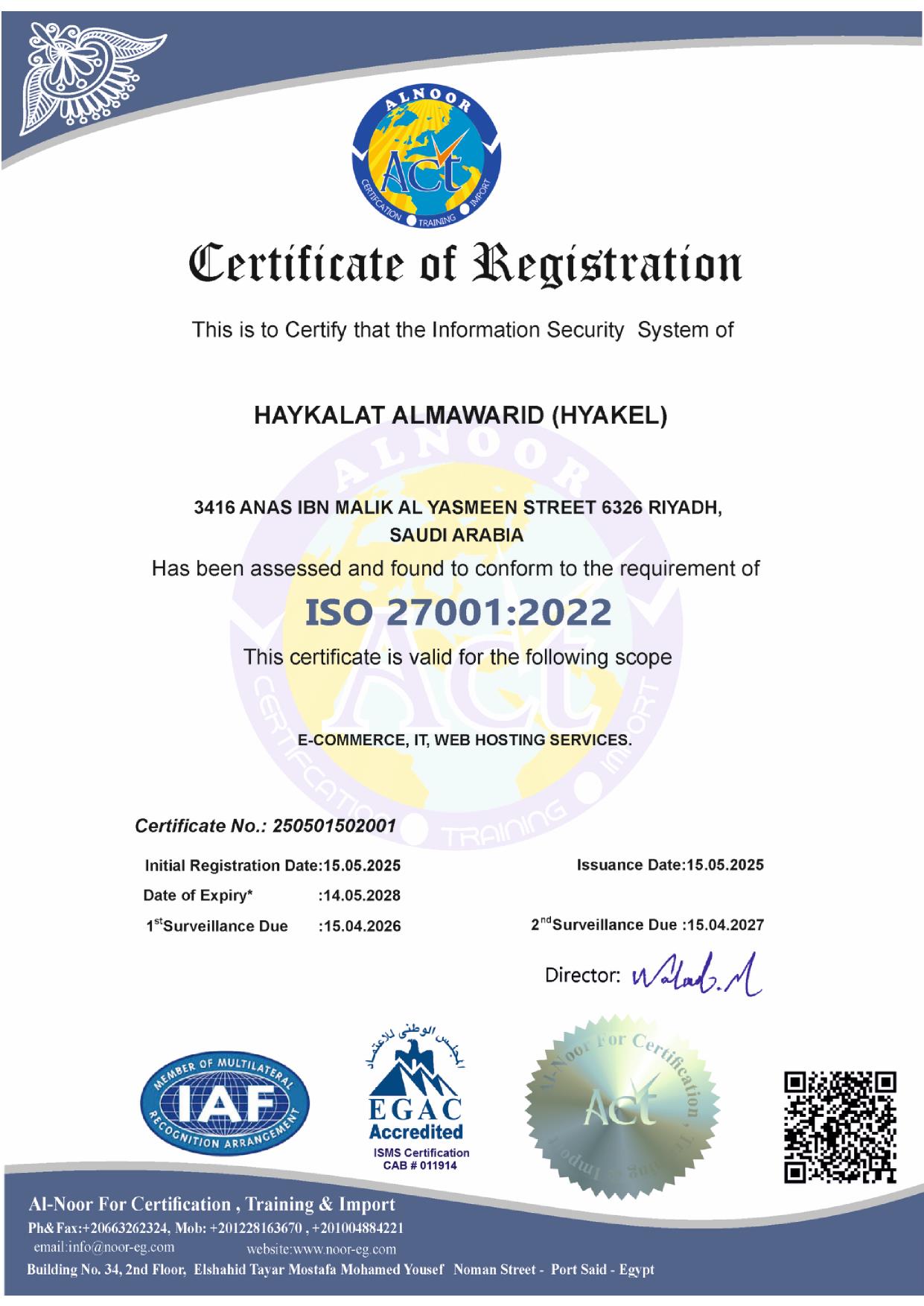 haykalat almawarid (hyakel) 27